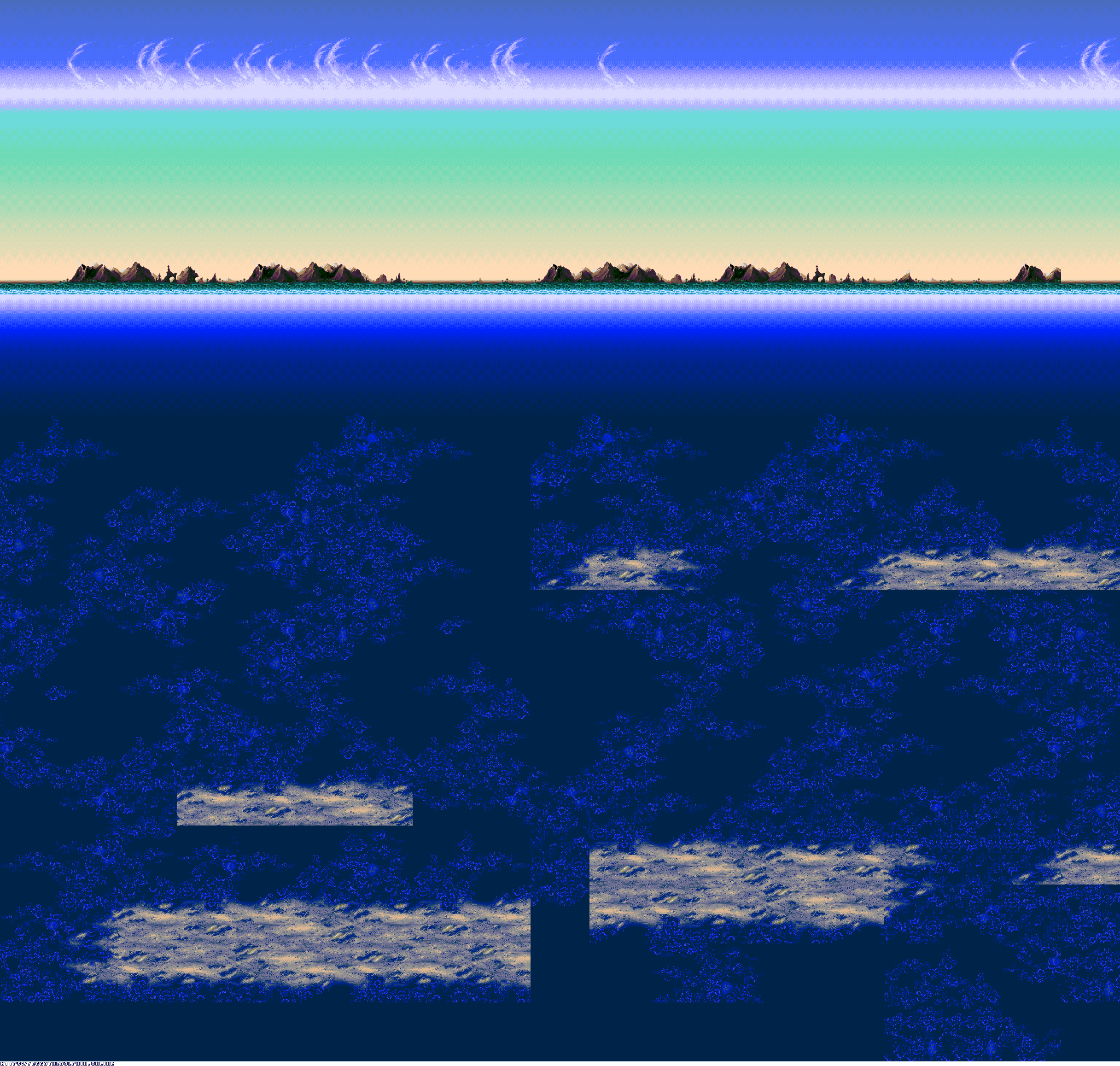 Ecco: The Tides of Time - Asterite's Cave (Background)