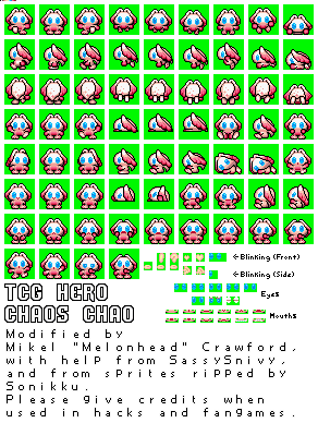 Hero Chaos Chao (TCG-Style)