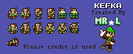 Kefka (FF4-FF5 Overworld Style)