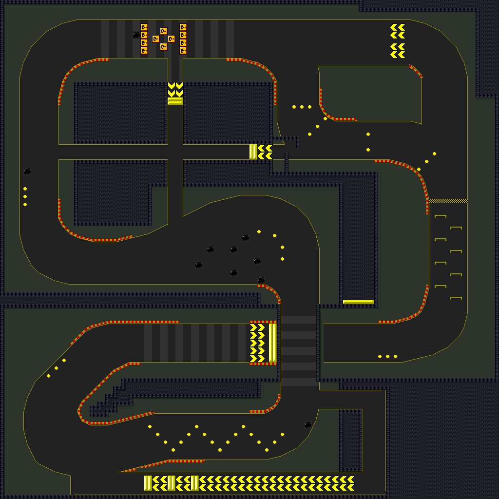 Mario Kart R (Hack) - Night Lane 2