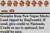 New Super Mario Land (Homebrew) - Goomba