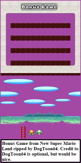 New Super Mario Land (Homebrew) - Bonus Game