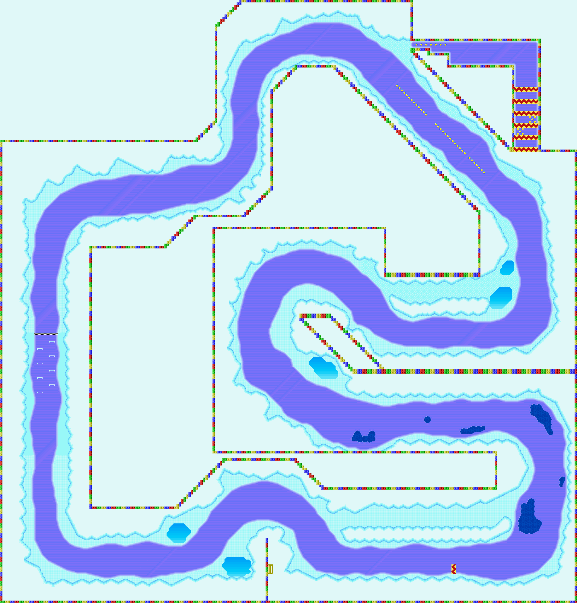 Mario Kart: Super Circuit - Snow Land