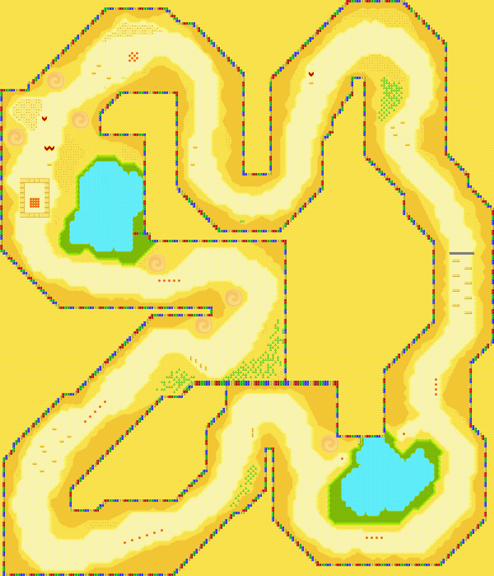 Mario Kart: Super Circuit - Yoshi Desert