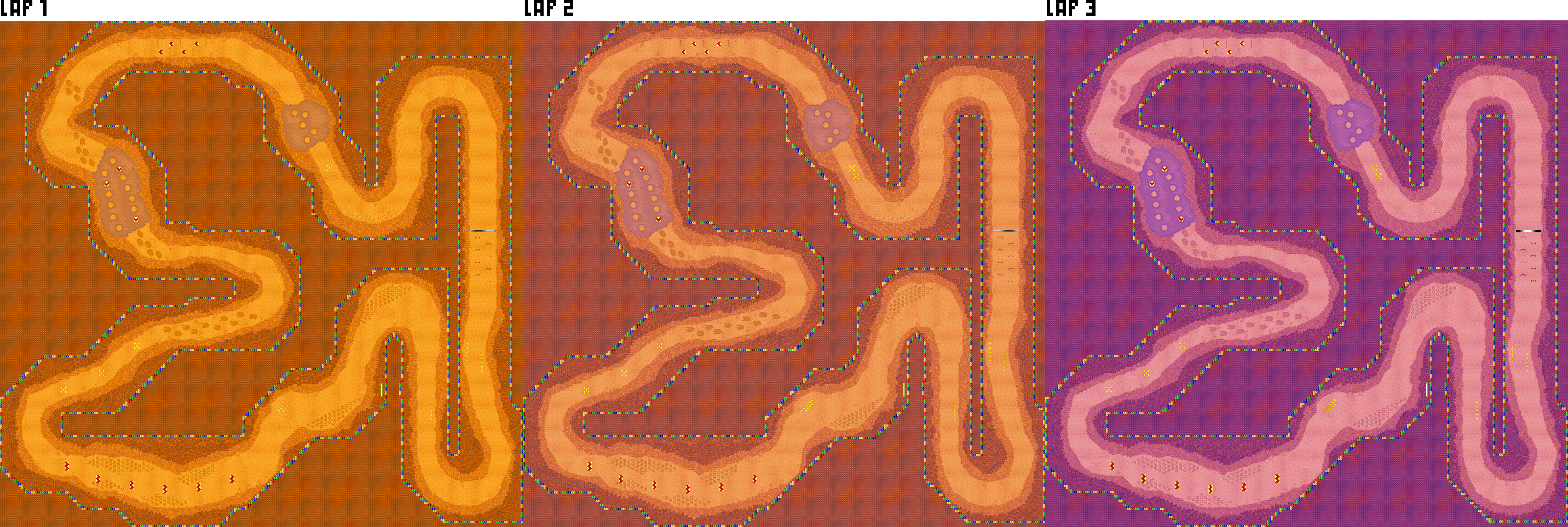 Mario Kart: Super Circuit - Sunset Wilds