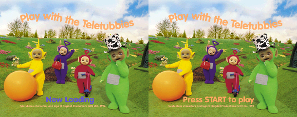 Play with the Teletubbies - Title Screen