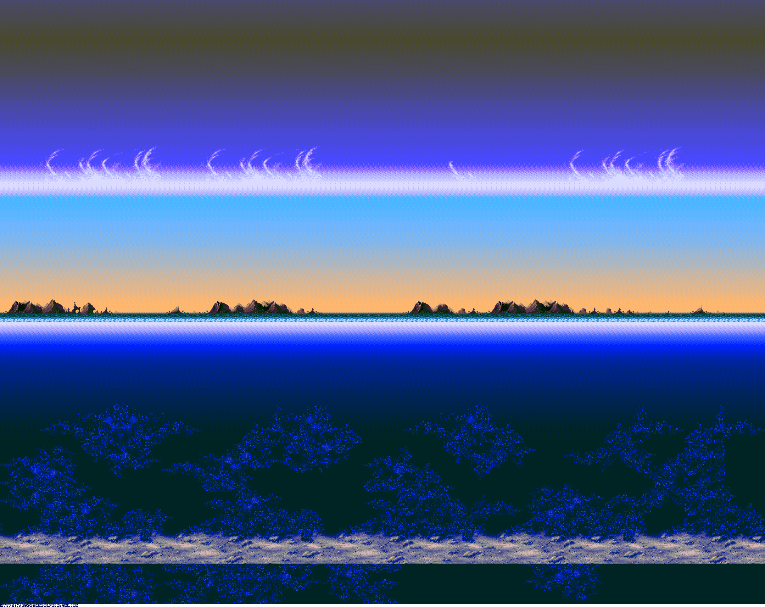 Ecco: The Tides of Time - Fin to Feather (Background)