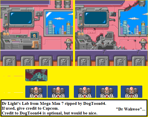 Mega Man 7 - Dr. Light's Lab