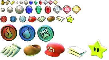Luigi's Mansion - Item Icons