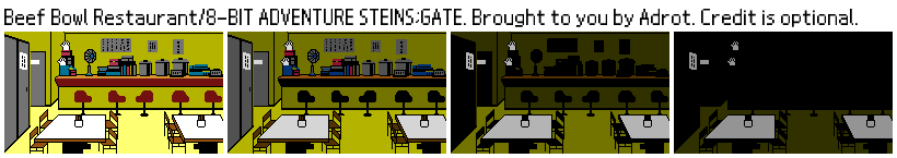 8-BIT ADVENTURE STEINS;GATE - Beef Bowl Restaurant