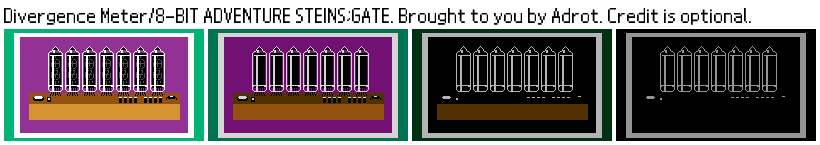 8-BIT ADVENTURE STEINS;GATE - Divergence Meter