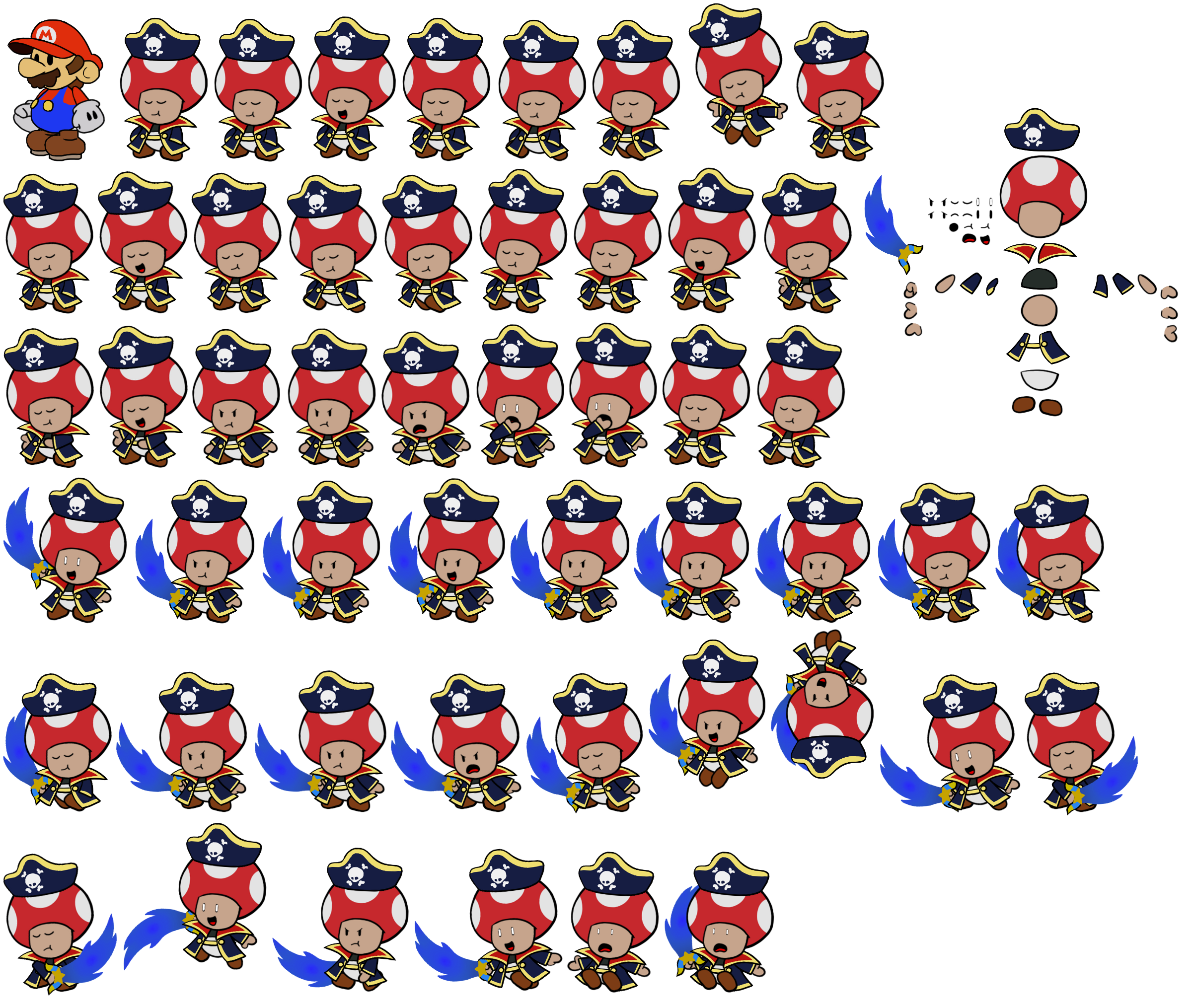 Captain T Ode (Paper Mario-Style)