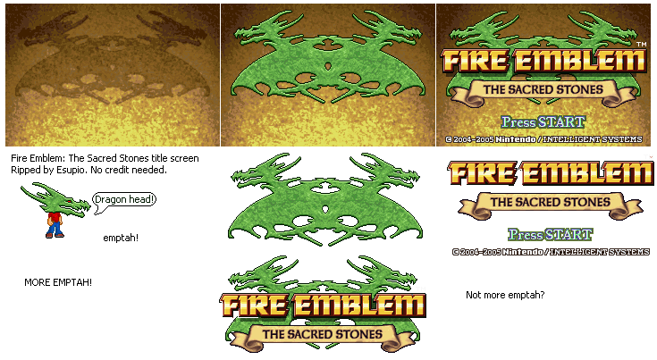 Fire Emblem: The Sacred Stones - Title