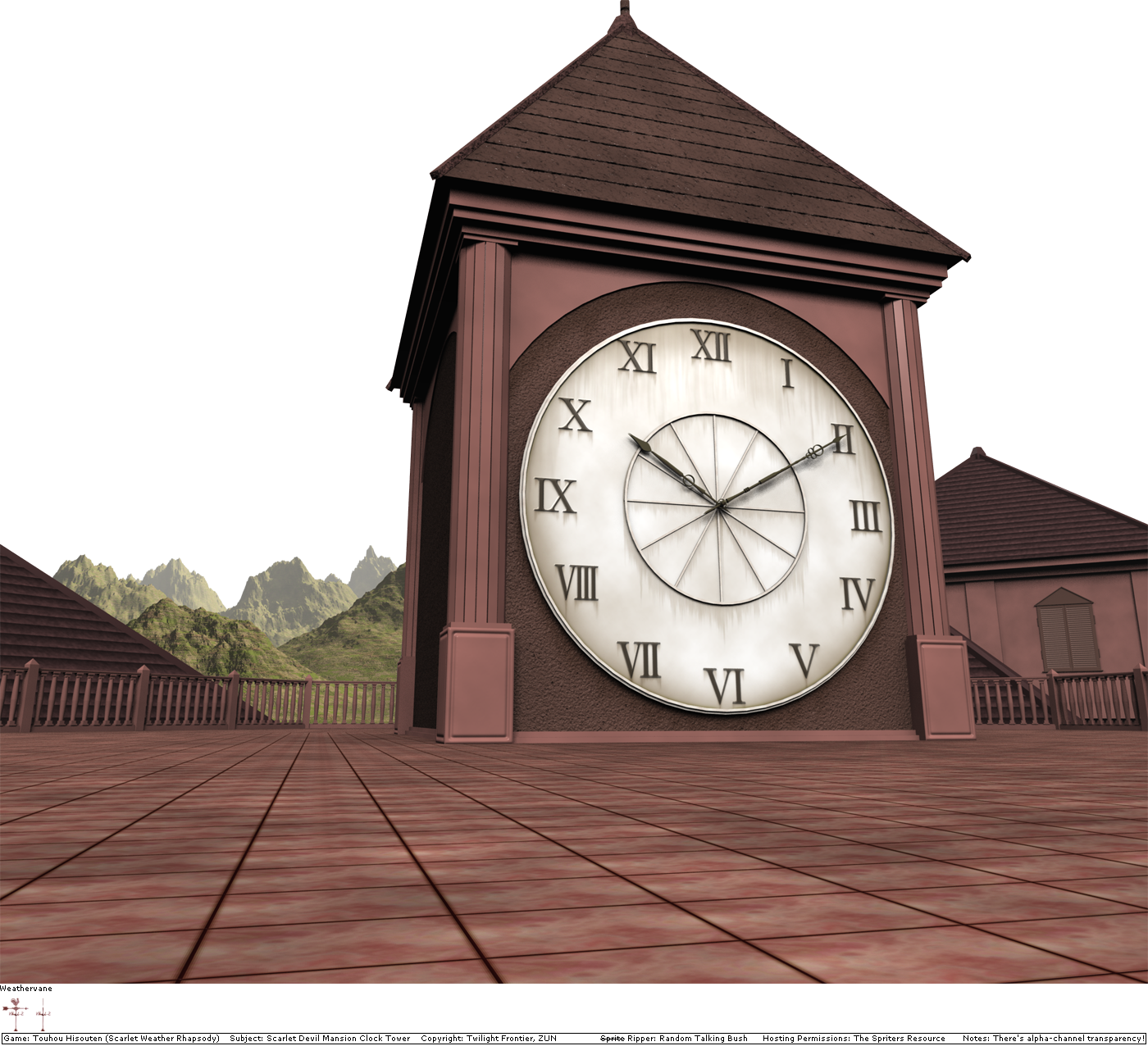 Touhou Hisouten (Scarlet Weather Rhapsody) - Scarlet Devil Mansion Clock Tower