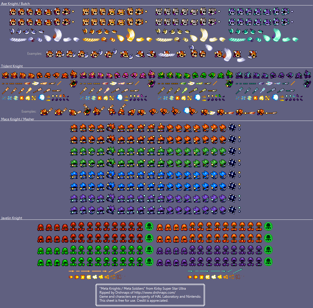 kirby super star ultra sprites