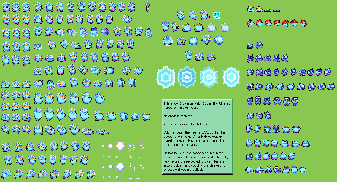 Kirby Super Star Ultra - Ice Kirby