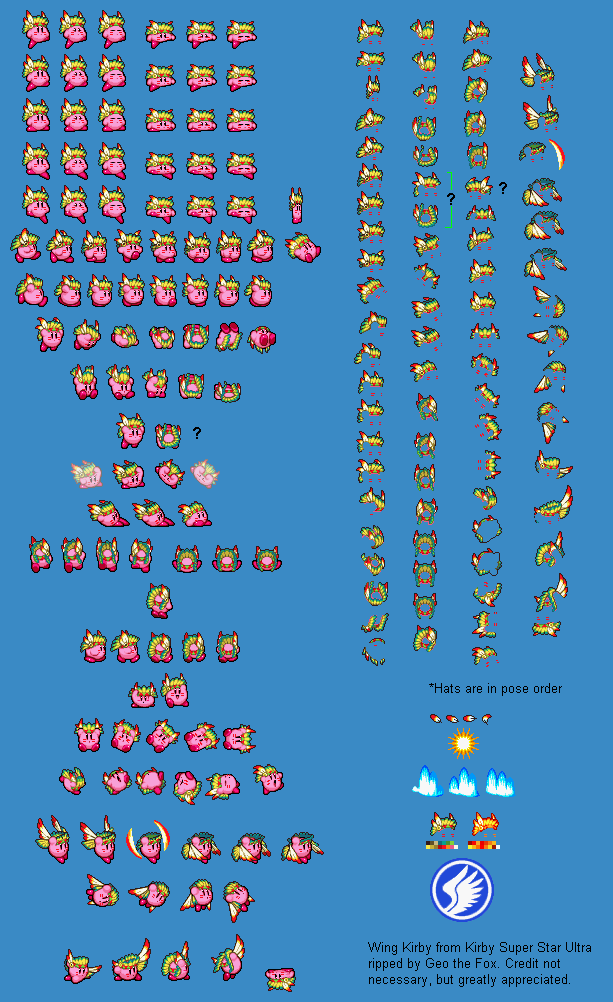 kirby super star ultra sprites