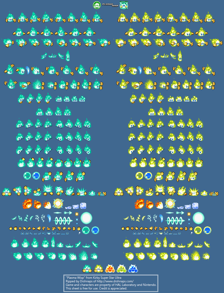 Kirby Super Star Ultra - Plasma Wisp
