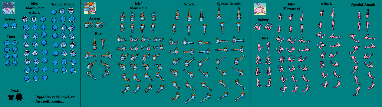 Clamperl, Huntail & Gorebyss