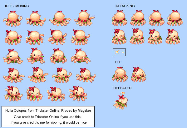 Trickster Online - Hula Octopus