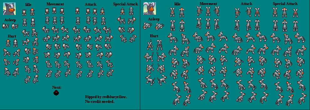 The Spriters Resource - Full Sheet View - Pokémon Mystery 