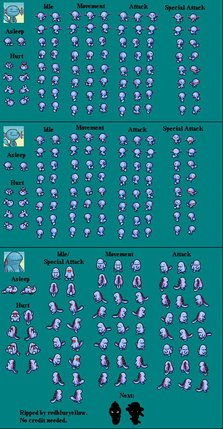 Pokémon Mystery Dungeon: Explorers of Time / Darkness - Wooper & Quagsire