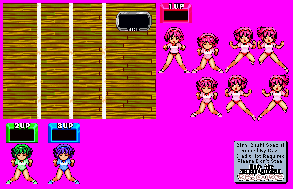 Bishi Bashi Special (JPN) - Left and Right Jumping Girl