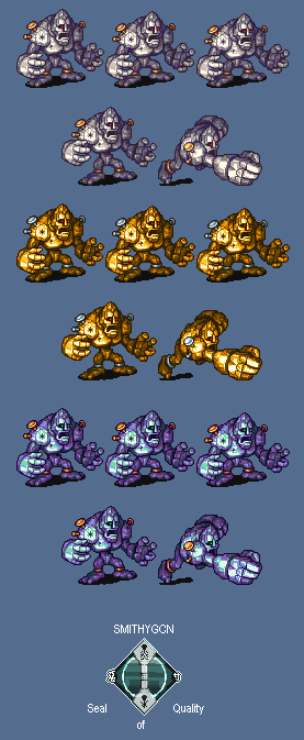 Breath of Fire 2 - Golem, M. Golem and Dadelous