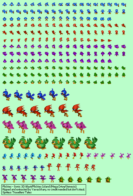 Sonic 3D Blast / Flickies' Island - Flickies