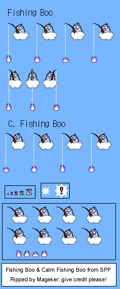 Super Princess Peach - Fishing Boo