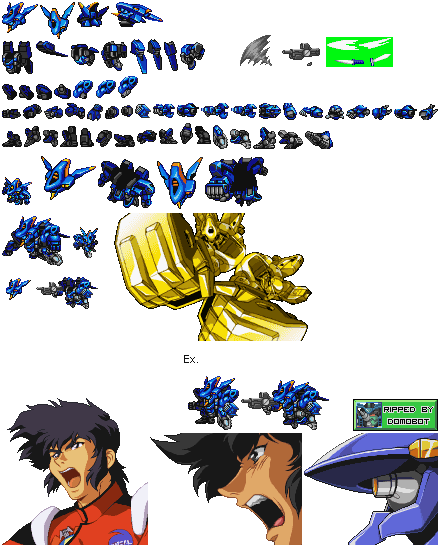 Super Robot Wars J - Aestivalis Gai 0G Frame