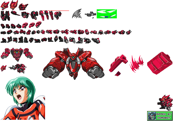 Super Robot Wars J - Aestivalis Ryoko 0G Frame