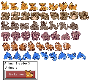 Animal Breeder 3 (JPN) - Animals