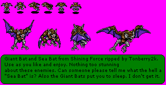 Shining Force 1: The Legacy of Great Intention - Giant Bat