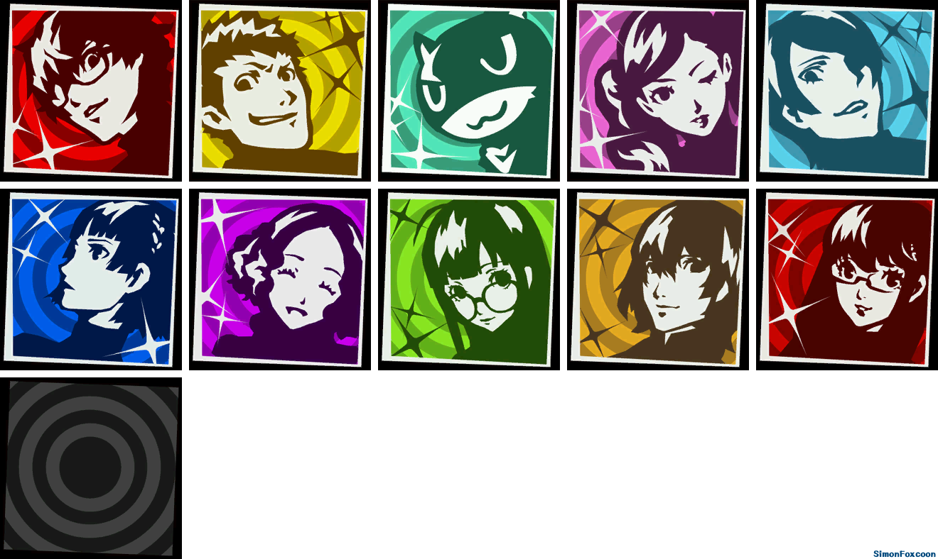 Persona 5 Royal - Transformation Tiles
