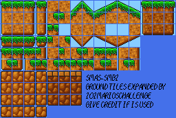 Mario Customs - Grass (Super Mario All-Stars. Super Mario Bros 1 Expanded)