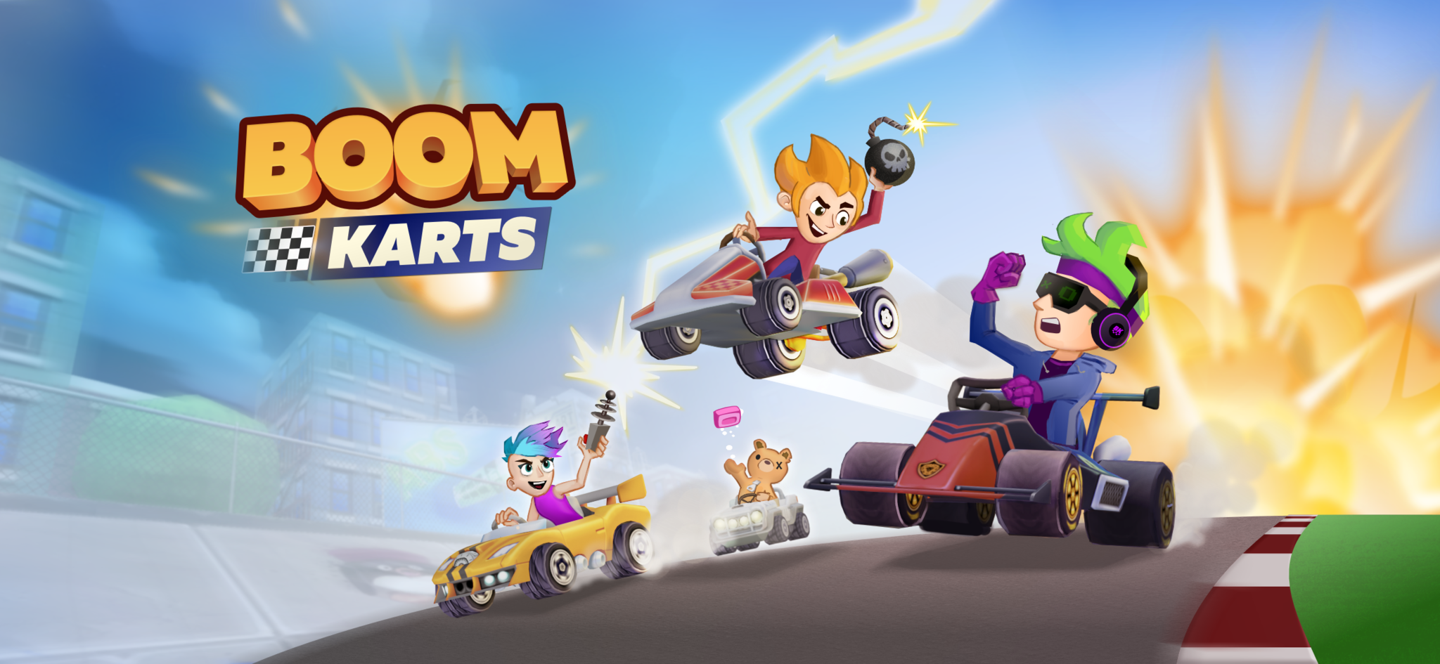 Boom Karts - Splash Screen (Before Fingersoft)