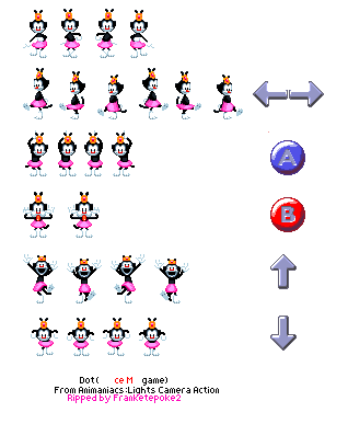 Animaniacs: Lights, Camera, Action! - Dot (Dancing Minigame)