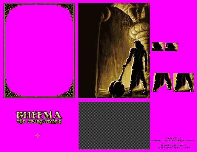 Bheema: The Asura Temple - Menu Screen