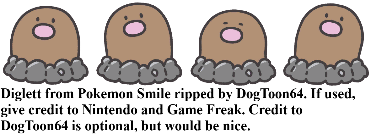 Pokémon Smile - #050 Diglett