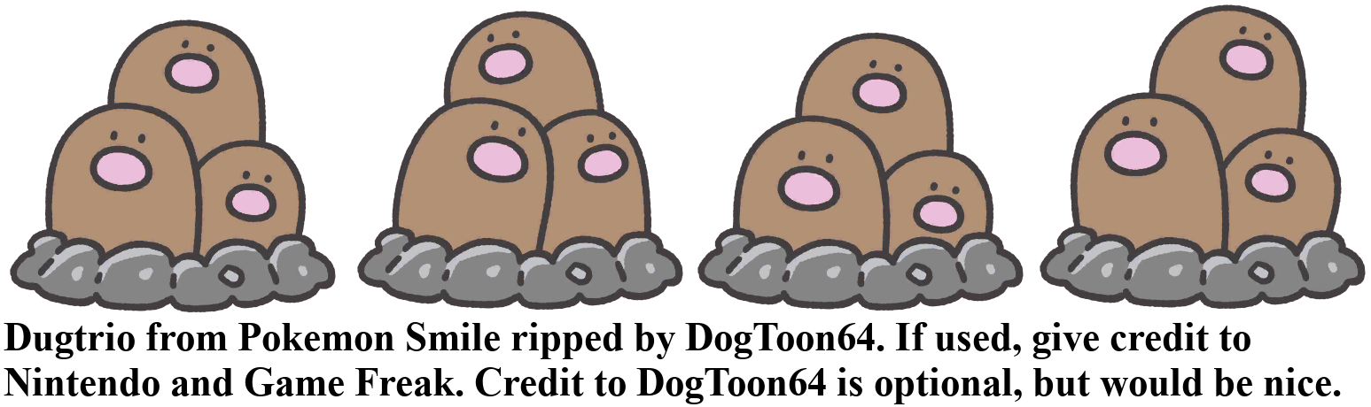 Pokémon Smile - #051 Dugtrio