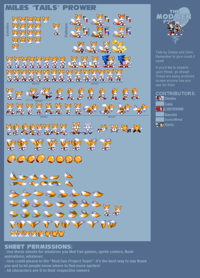 Sonic Tails Sprites - vrogue.co
