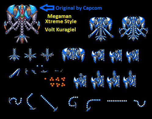 Mega Man X Customs - Volt Kurageil (Xtreme-Style)
