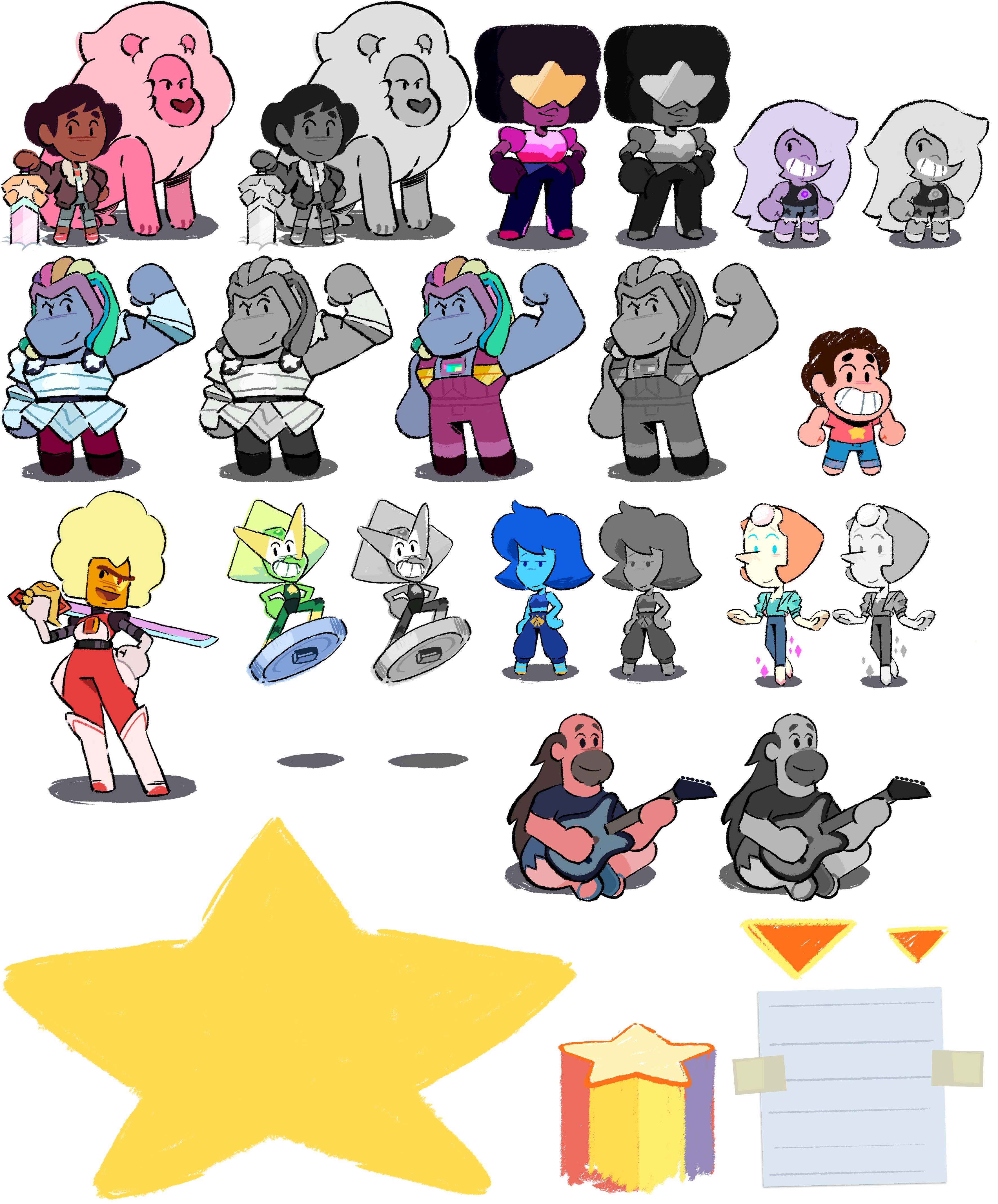 - Steven Universe: Unleash the Light - Character Select - The Spriters Resource