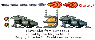 Turrican II: The Final Fight - Player Ship