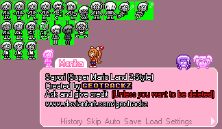 Sayori (Super Mario Land 2-Style)