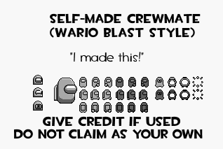 Among Us Customs - Crewmate (Wario Blast Style)