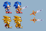 Sonic the Hedgehog Customs - Excalibur Sonic