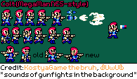 Brawl Stars Customs - Colt (Mega Man NES-Style)