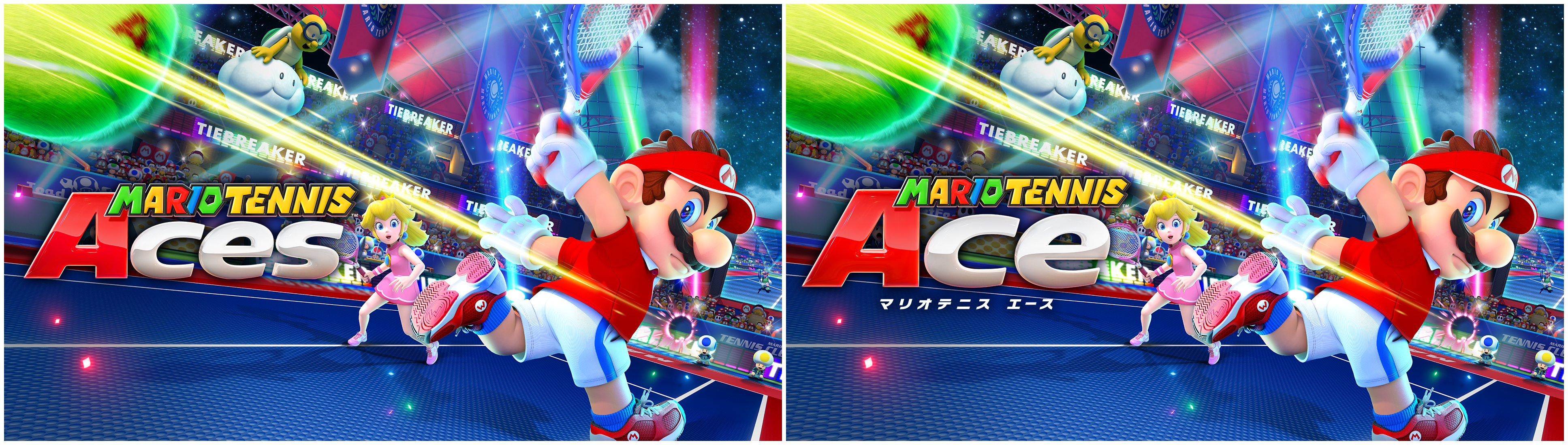 Mario Tennis Aces - Title Screen